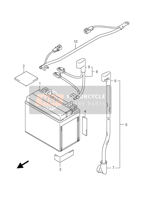 3186129F00, Tapa, Suzuki, 1